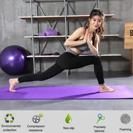 1830 * 610 * 10mm NBR Mata Joga Nie poślizg Dywan Fitness Gimnastyka Środowiska Maty Pilates Gym Sports Pads do ćwiczeń dla początkujących