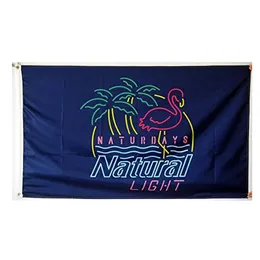 Naturdays自然光旗3x5FT 150x90cmデジタル印刷100 dポリエステル装飾フラグ真鍮グロメット送料無料