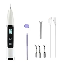 Multipurpose Sonic Scaler Dental Toothbrushes Stain / Plaque Remover Przenośne akumulatorowe zębami z wymiennymi wskazówkami roboczymi