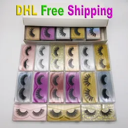 Nova Chegada 3D Mink Eyelashes Grosso Real Mink Cabelo Falso Cílios Eye Lash Maquiagem Extensão Falsa Eyelashes 30 estilos