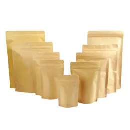 Food packaging bags Grind arenaceous aluminium coated kraft paper valve bag Nuts leisure bags Grind arenaceous aluminium