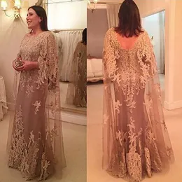 Новые элегантные мусульманские вечерние платья Scoop Appliques кружевной тюль исламский Дубай Саудовский арабский длинный вечернее платье платье