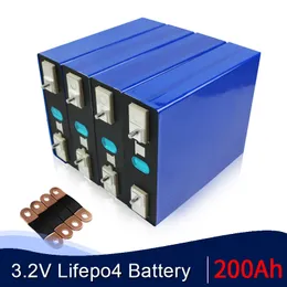 OYEグレードA 4PCS 3.2V 200AH LiFePO4電池パック12V200AH 24V200AHセルリチウム鉄リン酸塩ソーラーEU米国の税引用