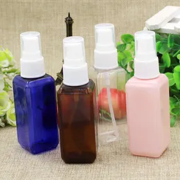 50ml Travel Plastic Shampoo och Dusch Gelflaska Liten Tom Refillable Bottle Toner Lotion Bottle WB2474