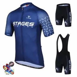 summer Cycling Jersey 2020 New STRAVA Men Breathable Mountain Bicycle Clothing Maillot Ropa Ciclismo Bike Clothes Cycling Set 9Xr0#