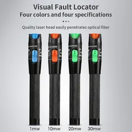 Freeshipping Laser 30MW/20MW/10MW/5KM Visual Fault Locator Fiber Optic Cable Tester 10-30Km Range VFL AUA-30