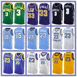 NCAA 23 Michael Jersey Vince 15 Carter Allen 3 Iverson Lebron Jersey James 노스 캐롤라이나 대학 농구