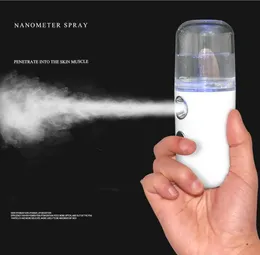 Dropshipping 30ml Nano Mist Sprayer Portable Mini Handheld Summer Moisturing Facial Steamer Face Steamer Humidifier Mist Spray Beauty Skin C