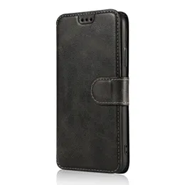 iPhone 12 11pro Max XS XR X 8 7 6 Plus 5 SEレザージッパー財布ポケット保護磁気財布ケース
