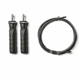 ITSMART Steel Wire Jump Rope Adult Sports Bearing Jump Rope Load-Bearing Adjustable Black wzyx#