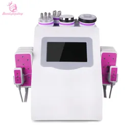 New Promotion 6 In 1 Ultrasonic Cavitation Vacuum Slimming Radio Frequency Lipo Laser Machine for Spa
