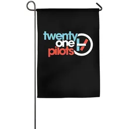 12x18inch Twenty One Pilots Garden Flag , 30x45cm Garden Yard ,100D Polyester Digital Printed