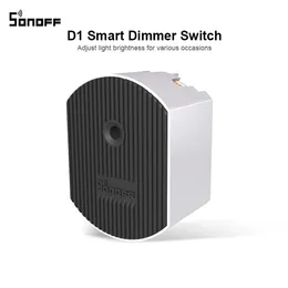 Sonoff D1 DIY WIFI 스위치 스마트 디머 라이트 스위치 433MHz RF 제어 스위치를 통해 Ewelink App Google 홈 Alexa