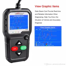 Skaner OBD2 OBD Diagnostic Auto Diagnostic Tool Konnwei KW680 Odczyt Clear Bad Błąd Kody błędów Rosyjskie OBD2 Scanner 260c