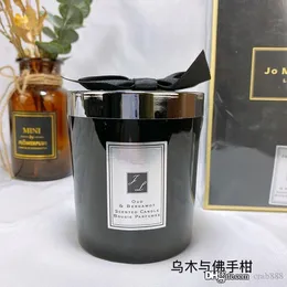 Candle perfumada em interior 200g de alta fragrância duradoura azul campanula pinheiro eucalipto amargo laranja inglesa pêra mar lima de sal marinho