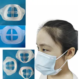 2Style 3D Mouth Mask Holder Support Andningsassistent Mask Inre konsol Värmebeständig masker Beslag Masker Andningsventil Frame GGA3672