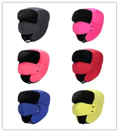 Winter Warm Earmuffs Thickening and Veet Hat Man Ms Lei Feng Outdoor Heat Preservation Cotton Padded Mask Protect Nose Cap in the Wint