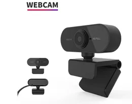 Full HD Webcam 1920x 1080p USB z MIC Computer Camera Elastyczny obrotowy do laptopów Desktop Kamera kamery internetowej Edukacja online