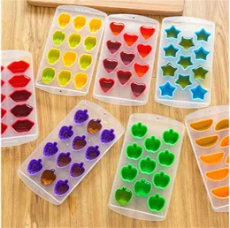 Silica Gel Lattice Molds Fudge Ice Chocolates Mold Transparent Strawberry Orange Stars Cake Decorating Moulds 1 35jx G2