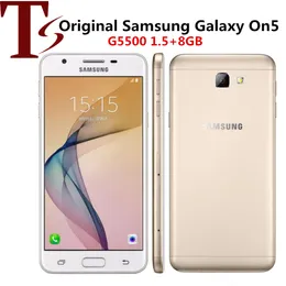 Remburbished Original Samsung Galaxy ON5 G5500 5.0 "쿼드 코어 1.5GB RAM 8GB ROM 8MP 4G LTE Android 휴대 전화