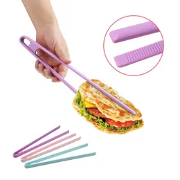 30cm Creative Silicone Food Tong Barbecue Accessories Bread Cake Steak Clip Ice Tongs Kitchen Baking Tools