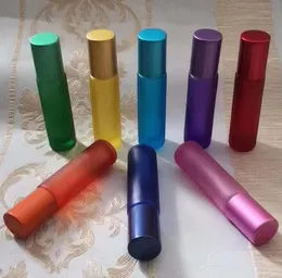 10ml roll on bottle color matte roll on bottle glass essential oil perfume bottle