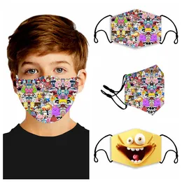 3D animation star printing Designer Masks for children and adults PM2.5 cotton dust masks can replace the filter element face mask
