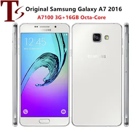 Unlocked Refurbished Original Samsung Galaxy A7 A7100 2016 dual SIM Cell Phone Octa Core 3GB/16GB 5.5 Inch 13MP 4G LTE