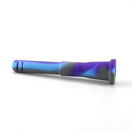 Novo 4.0 polegadas 14mm fêmea 18mm masculino silicone downstem inquebrável acessório de fumo para plataformas de petróleo Bongo de vidro BONG