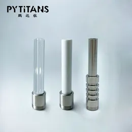 GR2 material Smoking Accessories pure Titanium Ceramic Quartz Nail suit by pytitans