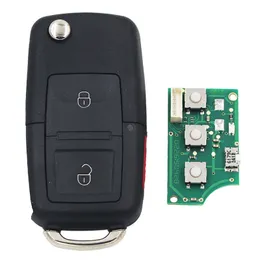 B01 3 knappar KD Remote Locksmith Supplies f￶r VW Style Remote Nyckel Anv￤nd KD900 KD200 Programmermaskin