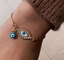 s1745 fashion jewelry devils eye bracelet glaze blue eye pendant adjustable bracelet