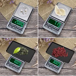 2019 Portable Pocket Electronic Scales Jewellery Gold Medicine Weighing USB Charging LED Backlit Kitchen Measuring Tools Scale Y200328