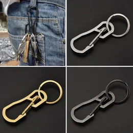 Buckle Hook For Camping Carabiner Stainless Steel Outdoor Keychain Hiking Hook Hanger With Cla Bottle Opener