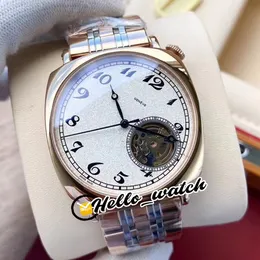 New Historiques American 1921 82035/000R-9359 White Dial Automatic Tourbillon Mens Watch Two Tone Rose Gold Steel Band Watches Hello_watch