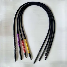 Colorido vários estilos de mangueira de Silicone Tubo Liga de alumínio Stem Handle Titular Boquilha Design Inovador Hookah Shisha Tubulação de fumo