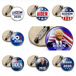 19 Styles Joe Biden Badges 2020 America President Election Supplies US Star Flag Biden Time Vote Brooch Gem Badge Party Favor Gift LJJP432