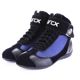 ARCX Motorbike Boot Genuine Cow Leather Biker Chopper Moto Riding Boots Cruiser Touring Ankle Shoes Motorcycle Shoes1215g