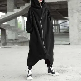 2020 Zanzea Kvinnor Långärmad Hooded Coats Winter Fleece Jackor Plus Sweatshirt Coat Loose Outwear Windbreakers Hooded T200828