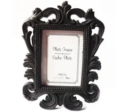 Victorian Style Resin WhiteBlack Barock Bild / Fotoram Plats Korthållare Bröllop Bröllop Dusch WhiteBlack Barock