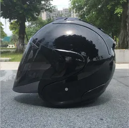 ara -iブラックオープンフェイスオフロードレーシングモトクロスオートバイヘルメット