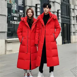 Piumino da uomo Moda Versione coreana Spessa pelliccia di coniglio Rex Capispalla Designer Donna Manica lunga Casual Cerniera Bottone Coppia Cappotti con cappuccio