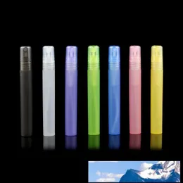 10ml colorful Spray Bottle Perfume Pen Portable Plastic Liquid Mist Spray Empty Cosmetic Containers Perfume Atomizer Tube vials Plastic Pen