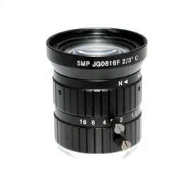 5MP 8 milímetros C lente 2/3" montar Manual fixo lente Lens C Industrial Mount para CCTV caixa de câmera IP