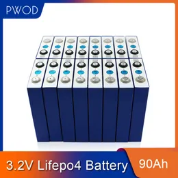 PWOD Brand New 48PCS 3.2V 90Ah LiFePO4 LifeCycles 3500 Times Cells For 12V 24V 48V Solar Energy Storage System EU US TAX FREE