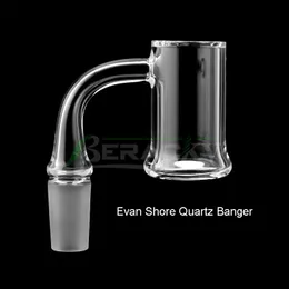 DHL!!! 45mm High 3mm Wall 25mmOD Beveled Edge Quartz Evan Shore Banger Male Female Quartz Nails For Glass Water Pipe Dab Rigs Bongs