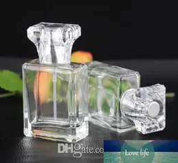非常に安く30mlのガラスの香水スプレーの瓶の携帯用透明なスプレーの箱の詰め替え可能な香水噴霧器送料無料