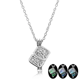 Tree Of Life Dark Luminous Necklaces Chain Necklace Glowing Pendant Necklace For Women Collares Maxi Choker Jewelry