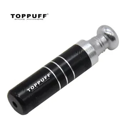 TOPPUFF Aluminum Pipe Baseball Bat Shape Metal One Hitter 54MM Dugout Pipe Herb Tobacco Cigarette Pipe Accessories