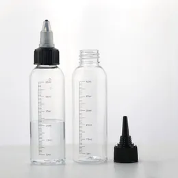 20pcs 30 ml 60 ml 100 ml 120 ml 250 ml plastikowego zwierzaka e sok płynny butelki kropla górna czapka tatuaż pojemnik na pigment